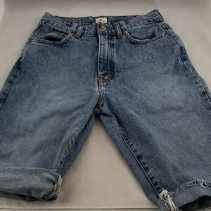 VINTAGE Calvin Klein 11" High Rise Cut Off Shorts